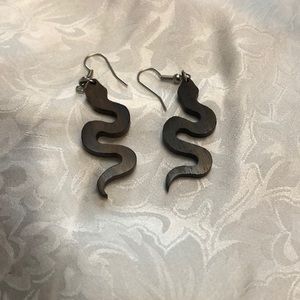 UNIQUE snake earrings